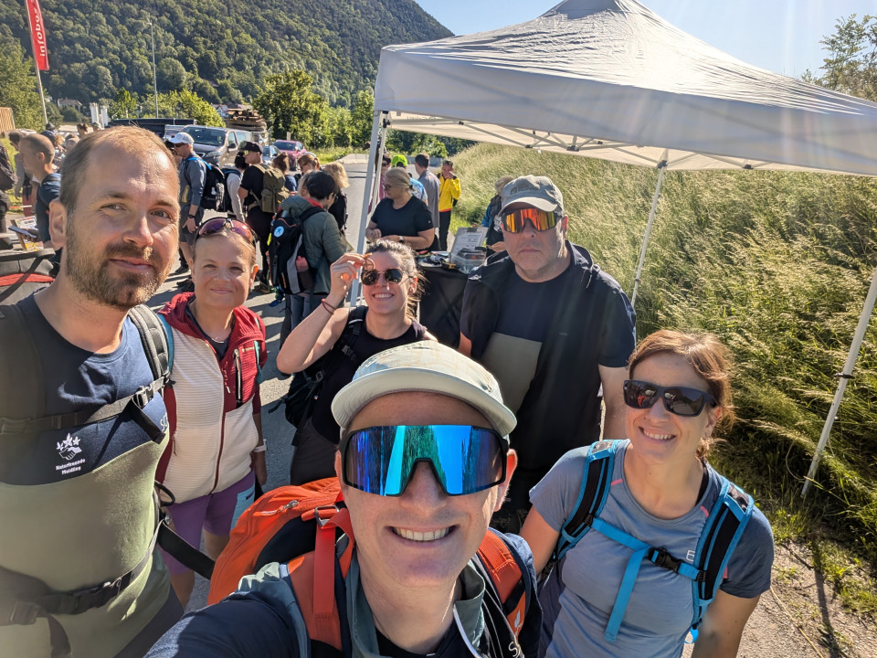 Meidlinger Gruppenfoto kurz vor dem Start
